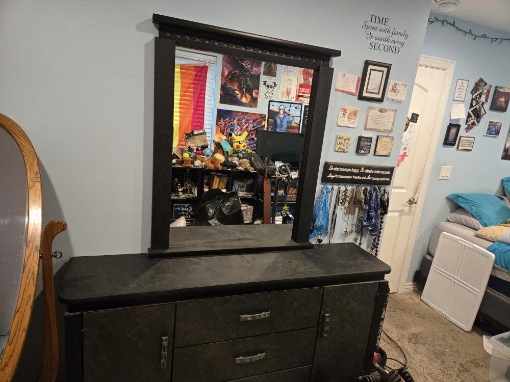 Charcoal Black Dresser