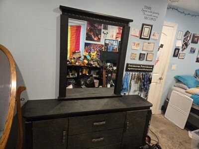 Charcoal Black Dresser