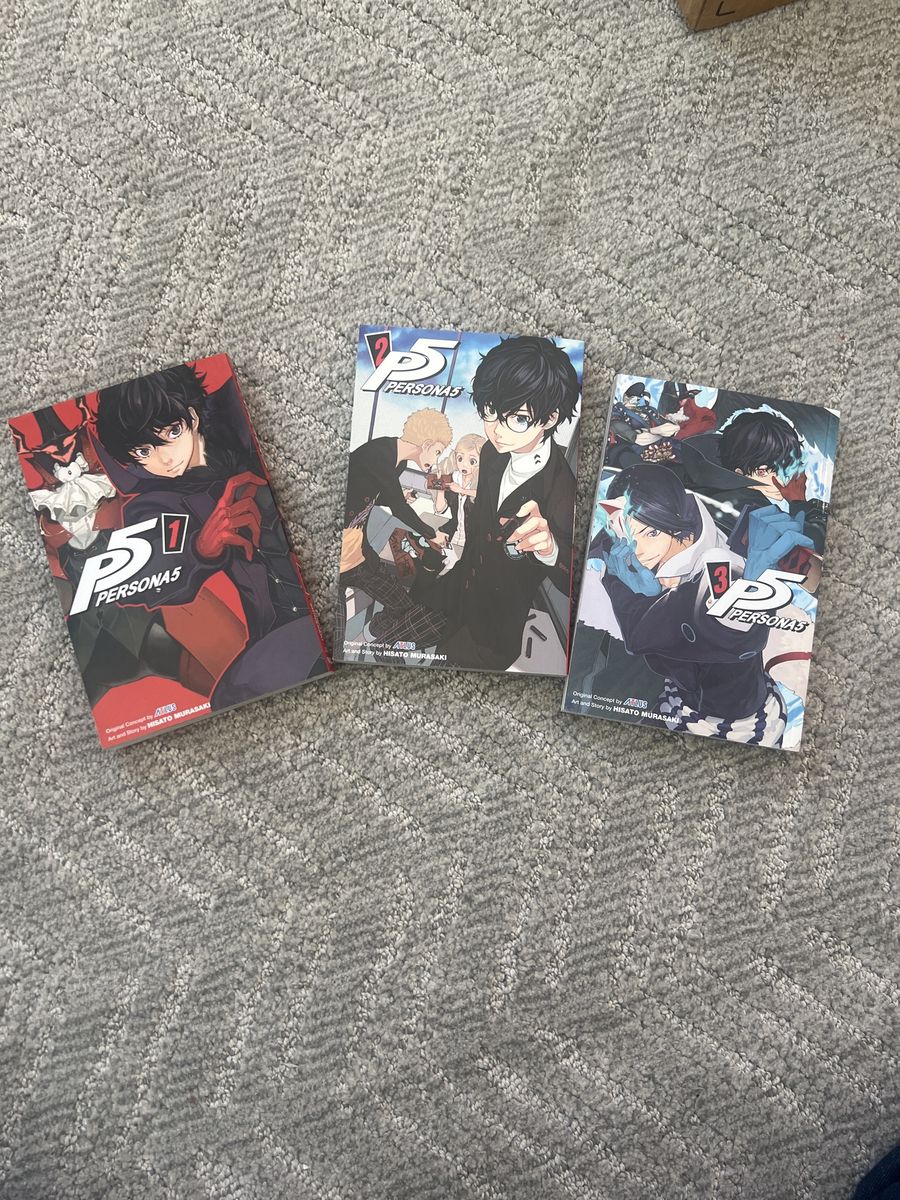 Persona5 books 1-3