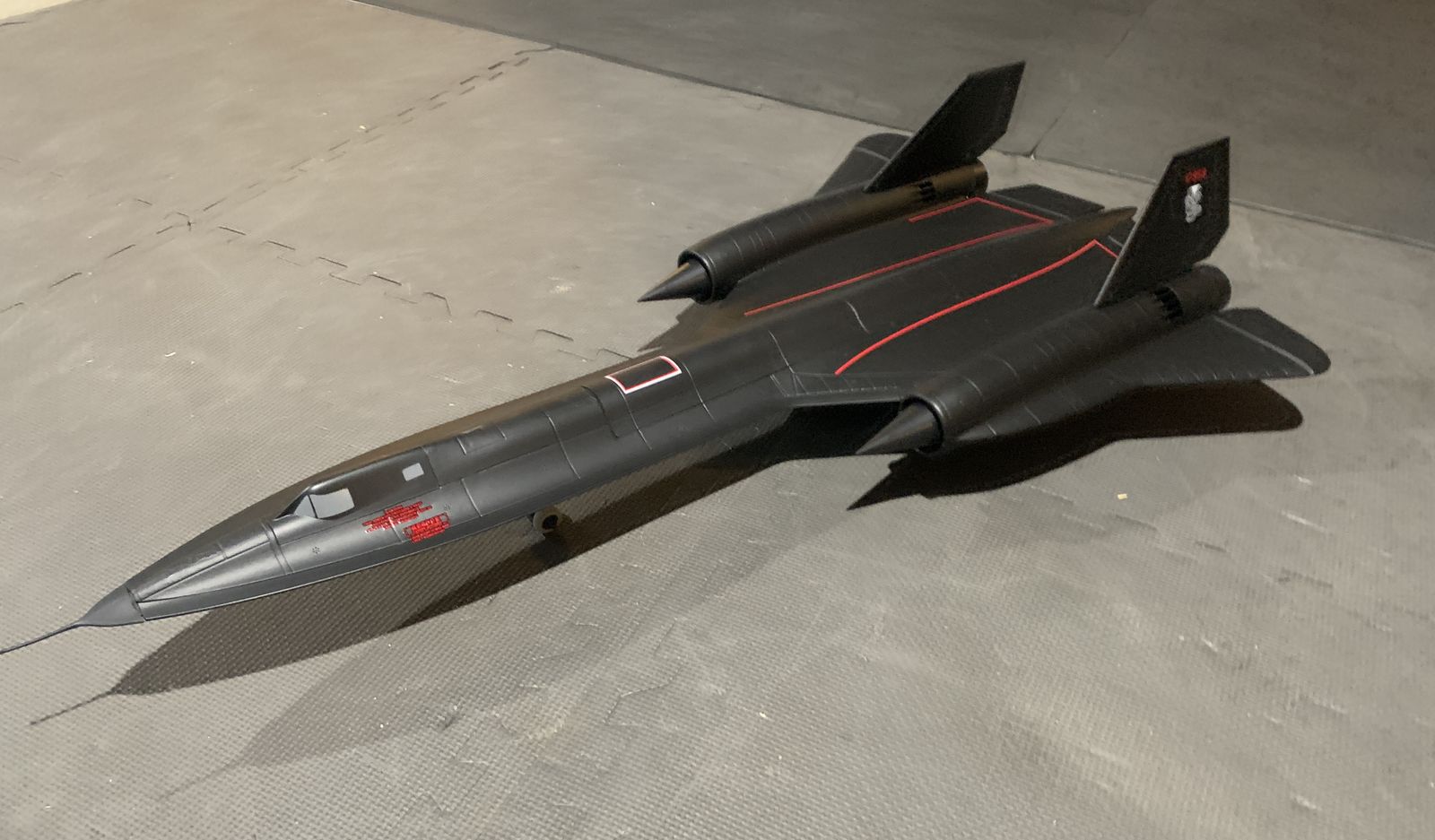 New E-Flite SR-71 Blackbird w/40mm EDF plane has never been flown