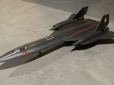New E-Flite SR-71 Blackbird w/40mm EDF plane has never been flown