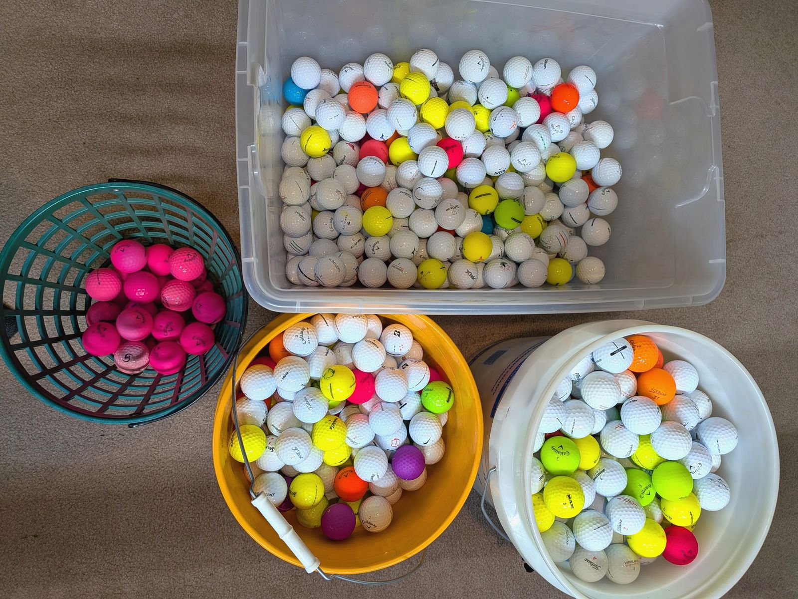 Excellent condition golf balls $5 per dozen