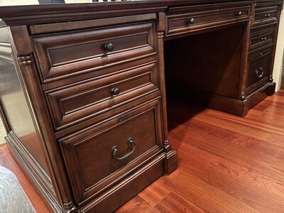 DESK AND CREDENZA