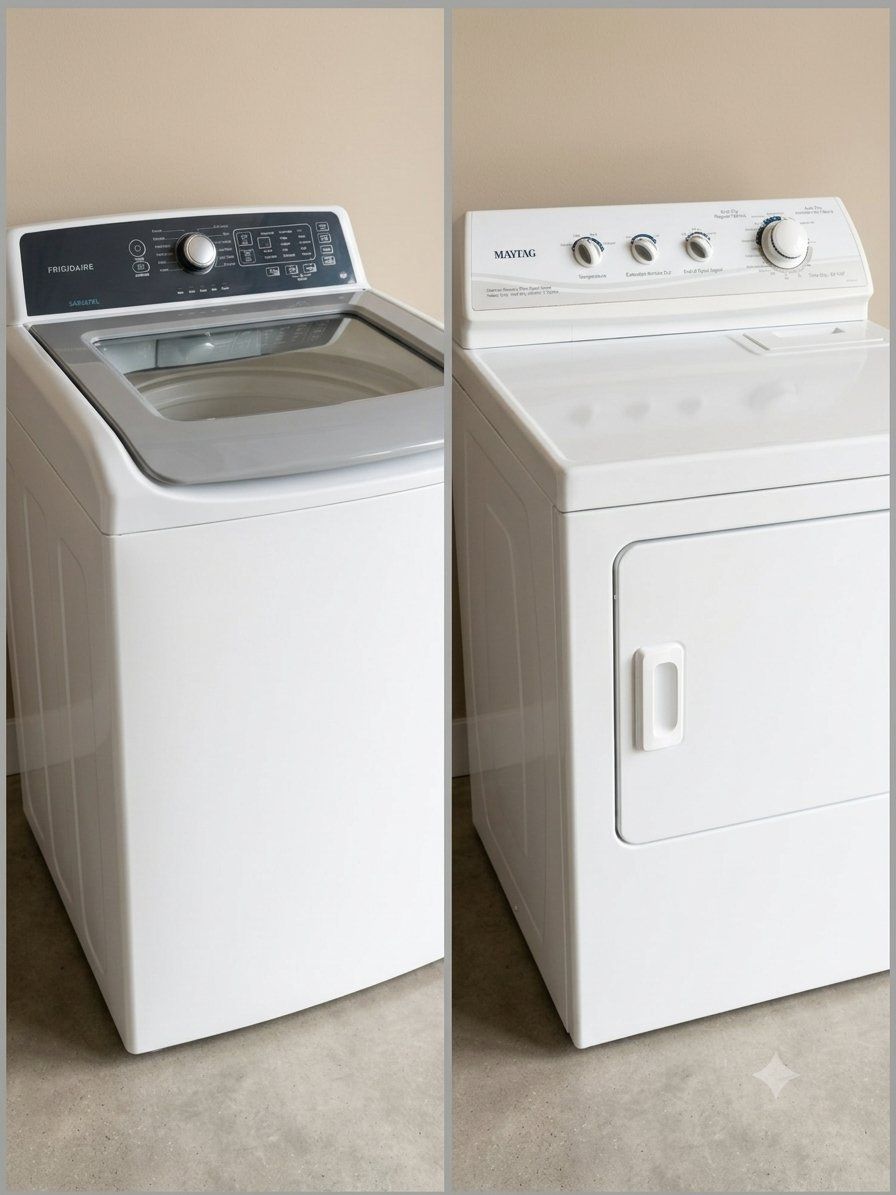 Frigidaire Top Load Washer Maytag dryer