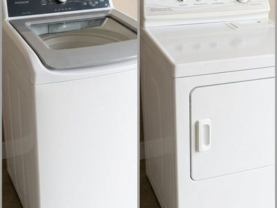 Frigidaire Top Load Washer Maytag dryer