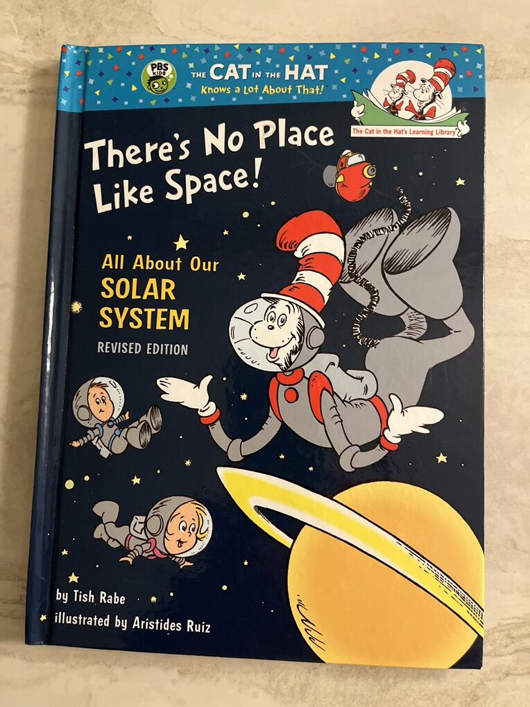 Book  'Cat In Hat' 'There's No Place Like Space'