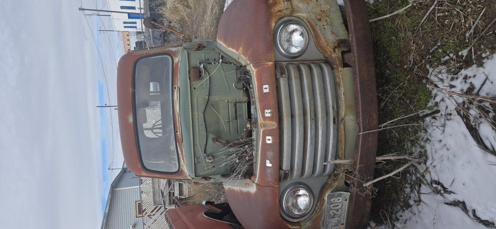 1949 Ford truck blown motor titled OBO