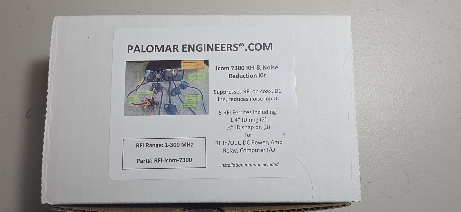 Palomar Engineers Icom 7300 RFI & Noise Reduction Kit (RFI-Icom-7300)