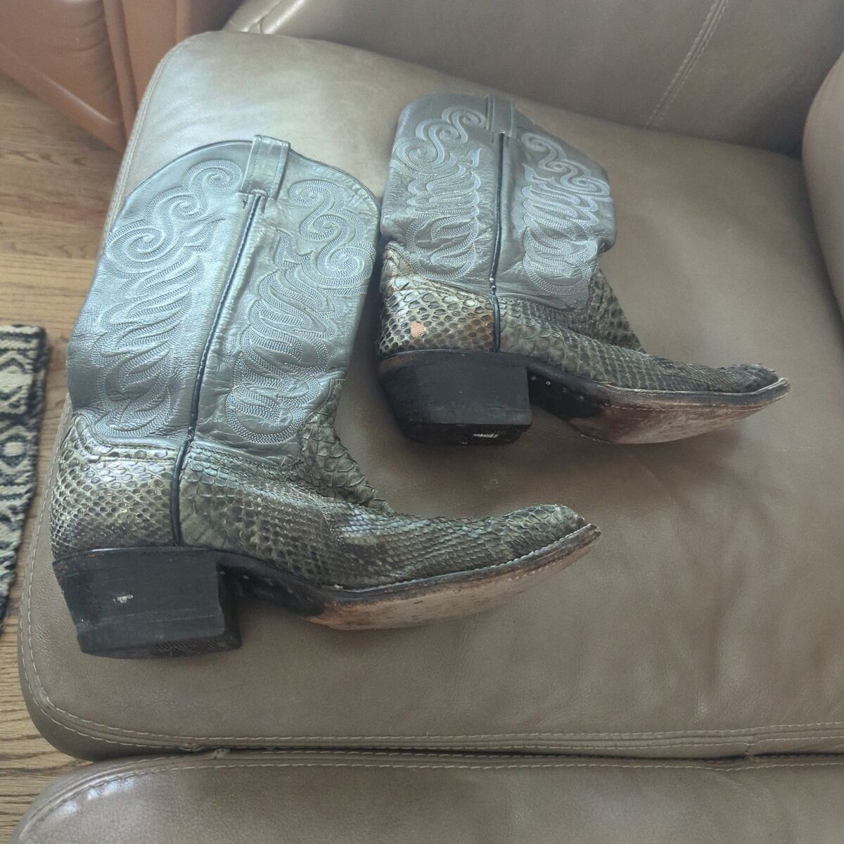 snake skin Boots