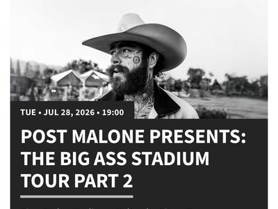 Post Malone Big Ass Tour