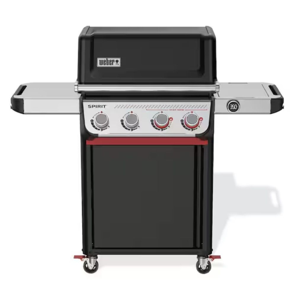 Weber Spirit EP-425 4-Burner Liquid Propane Gas Grill in Black with Powerful Boost Burners