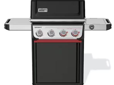 Weber Spirit EP-425 4-Burner Liquid Propane Gas Grill in Black with Powerful Boost Burners