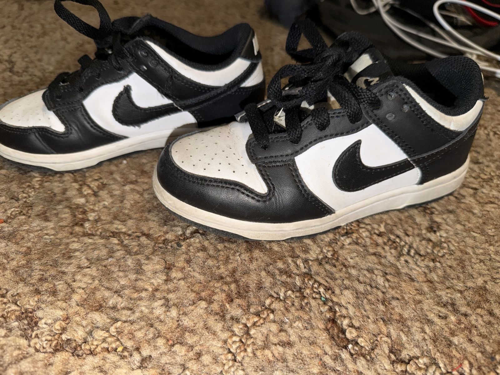 Nike Dunk Low Panda Black and White Kids Sneakers