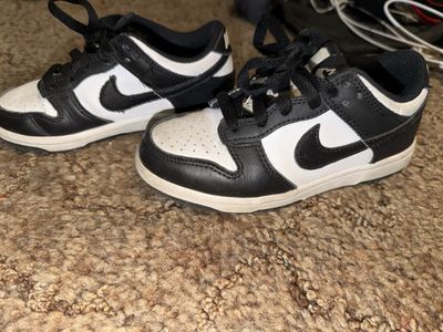 Nike Dunk Low Panda Black and White Kids Sneakers