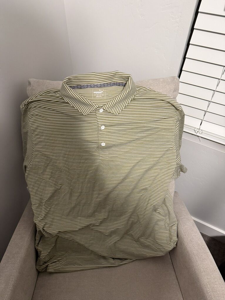Puma Athletic Golf Shirt - 2XL