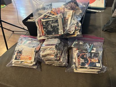 Over 1,000 cards from growing up - my entire collection in basketball cards