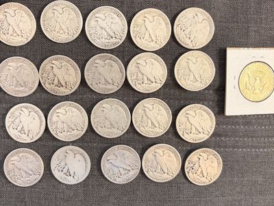 $10+ Face Value 90% Silver Walking Liberty Half Dollars Below Melt