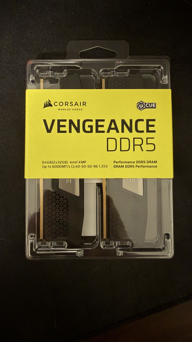 NEW IN BOX DDR5 64gb (2x32gb) 6000mt/s