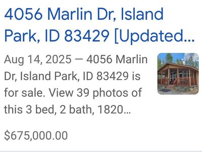 cabin in Island Park Idaho