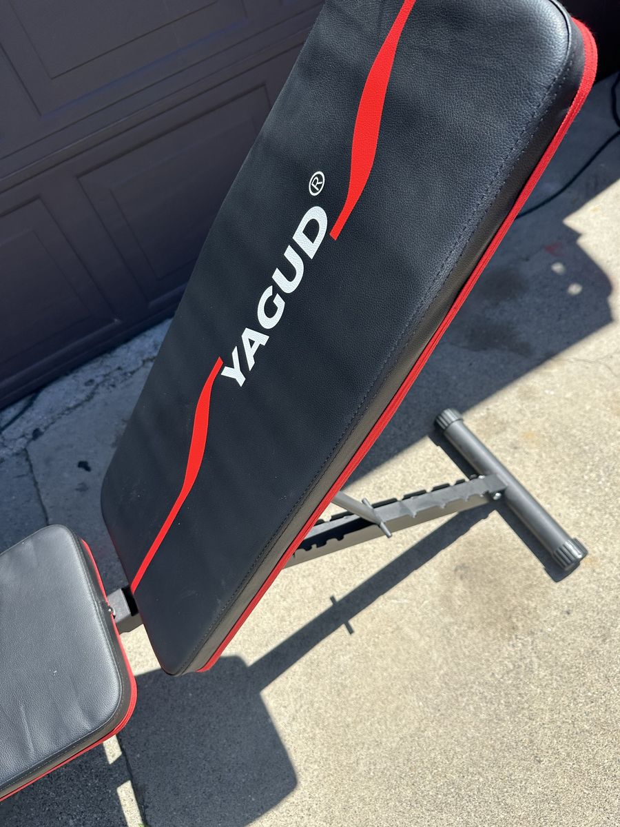Work out bench adjustable