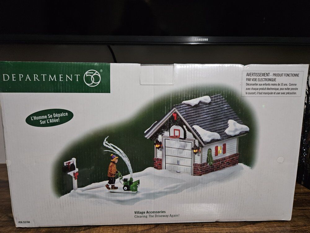 Dept 56 Clearing The Driveway Again Christmas Vill