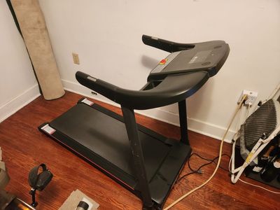 Almost new walking pad treadmill with armrests and control panel. Really nice. Works perfect.