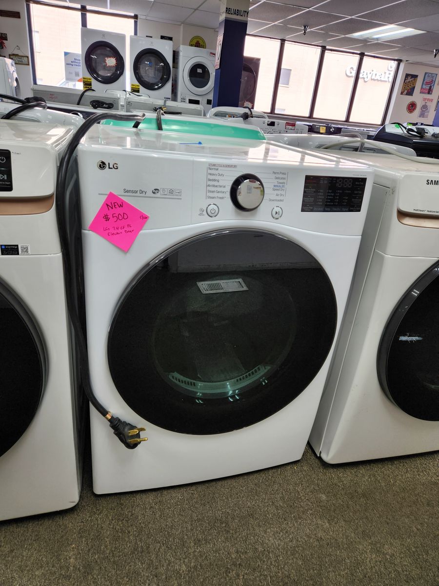 BEAUTIFUL BRAND NEW! LG FRONTLOAD ELECTRIC DRYER