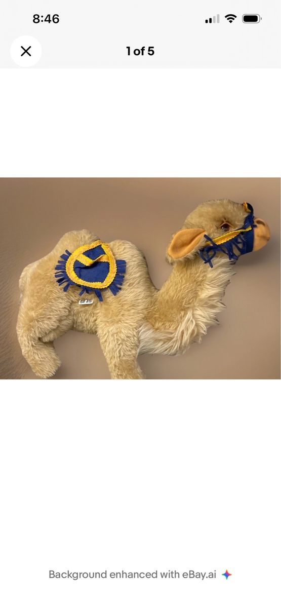 Camel Plush From Italy