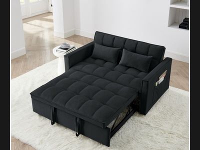 Black Convertible Sofa Bed
