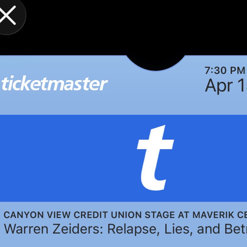 Warren Zeiders Concert Tickets