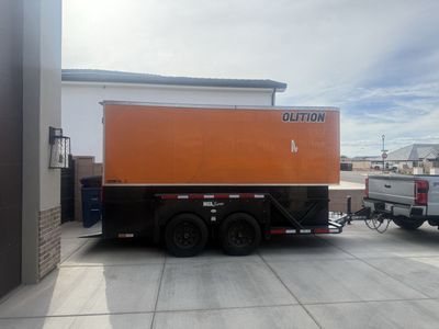 2019 Anderson HGL hydraulic Drop Down Trailer