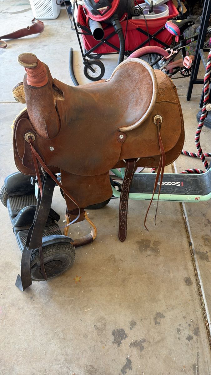 15” rope saddle