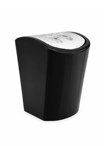 Premium Replacement Plastic Cap for Creed Aventus - Black/Silver