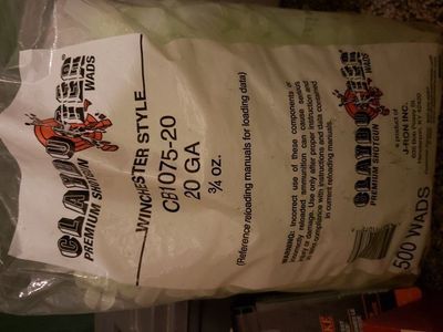 CB 2075-20 wads