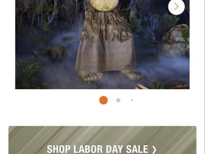 Home Depot 8 Ft Animated Troll Halloween Decoration