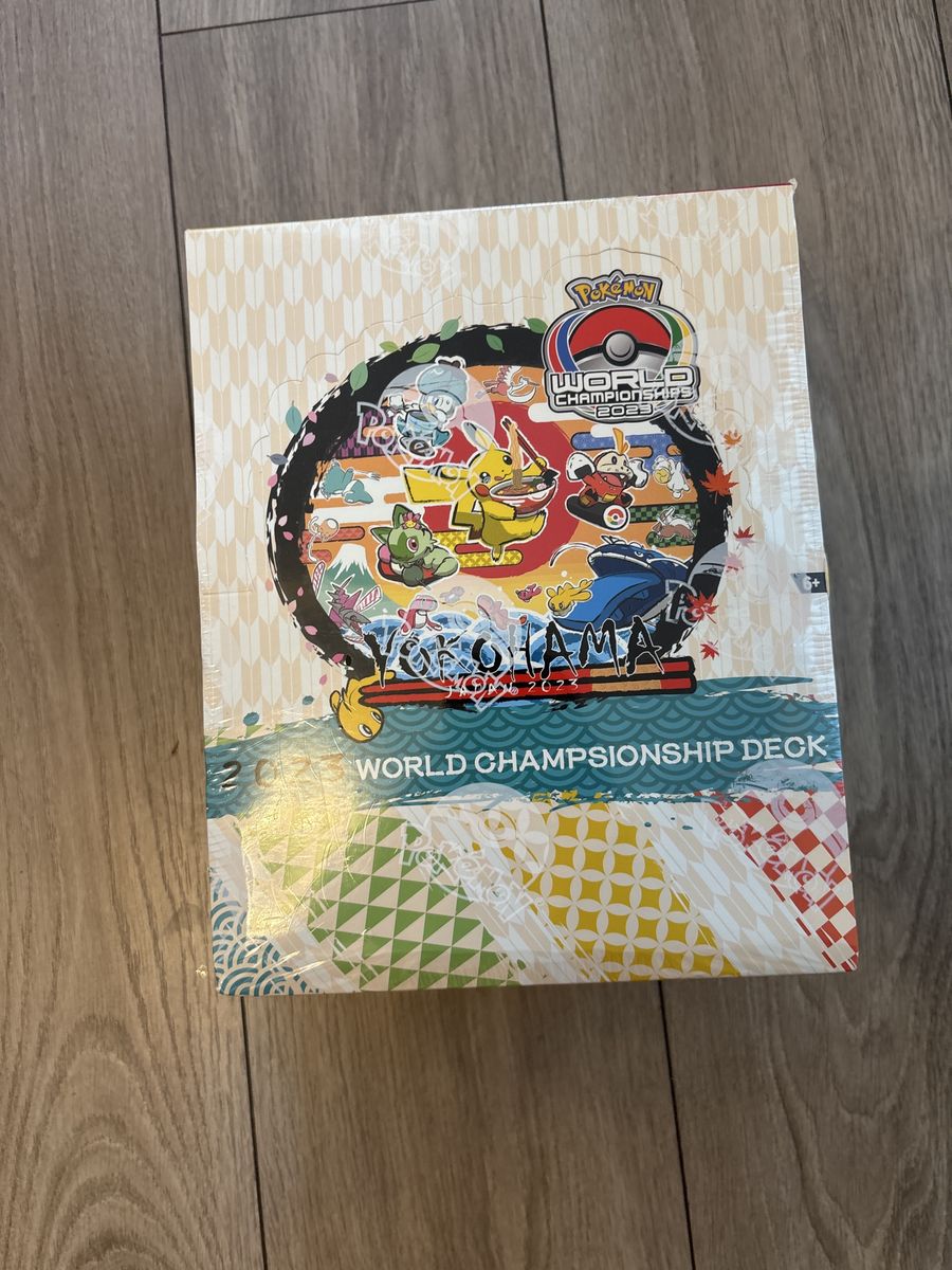 Pokemon World Championship 2023 Yokohama Deck Display - Sealed Collectible Card Game