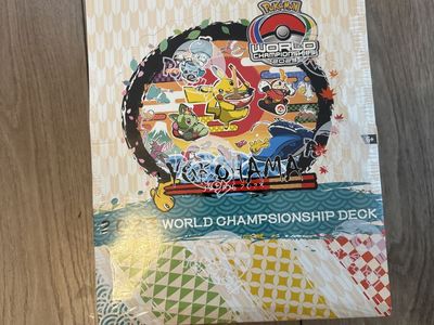 Pokemon World Championship 2023 Yokohama Deck Display - Sealed Collectible Card Game