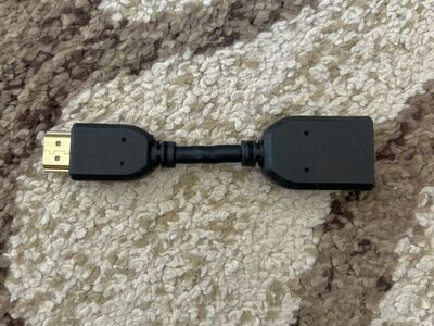 HDMI Male To Female Short Extention Cable Adaptor