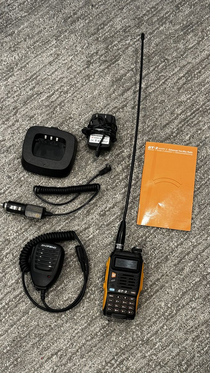 Baofeng GT-3 Mark II Handheld Radio with Accessories