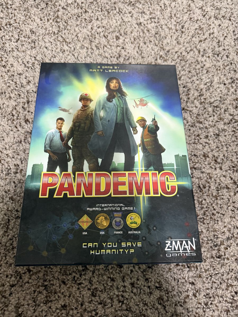 Z-Man Games Pandemic Board Game - International Award-Winning Cooperative Strategy Game