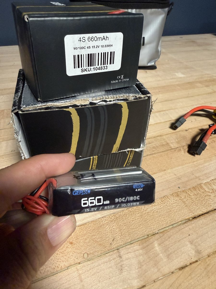 GepRC 660 mAh FPV Batteries