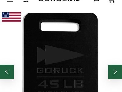 GO RUCK Vest Plates 20lb, 30lb, 45lb