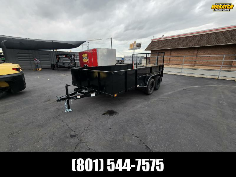 2026 Wasatch Built Trailers 7X14 Landscape Utility Trailer