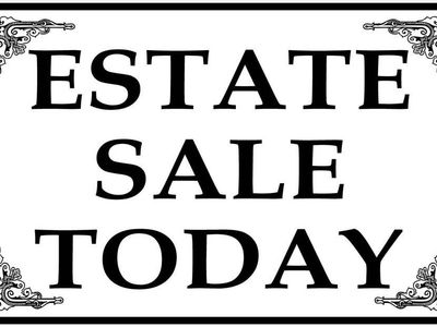 ESTATE SALE TODAY – Completely Full Sandy Home! Everything Must Go!