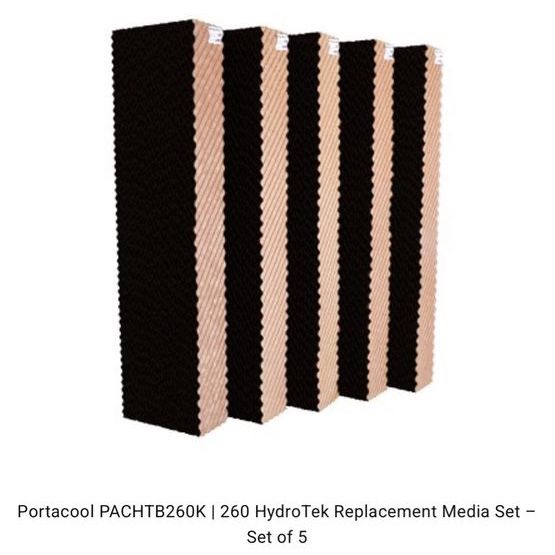 Jetstream™ 260 HydroTek Replacement Media Set – Set of 5 (new)