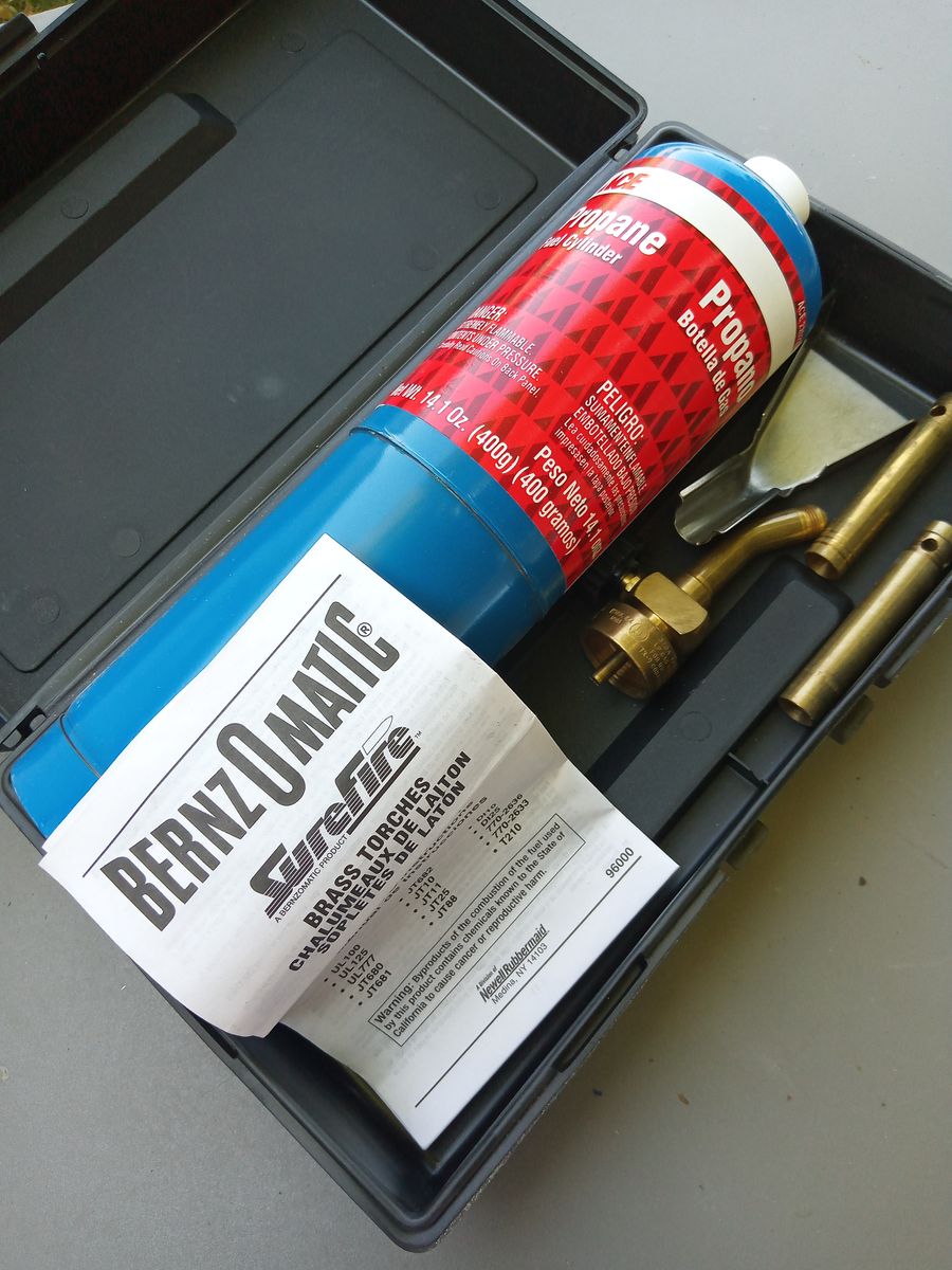 Bernzomatic SureFire brass torch kit
