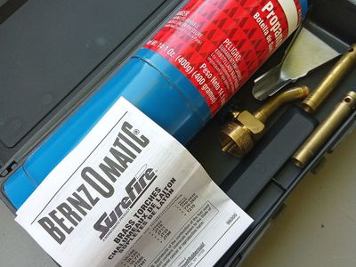 Bernzomatic SureFire brass torch kit