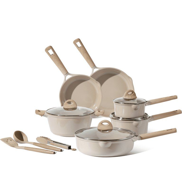 Carote Ceramic Nonstick Pots and Pans Set, 13 Piec