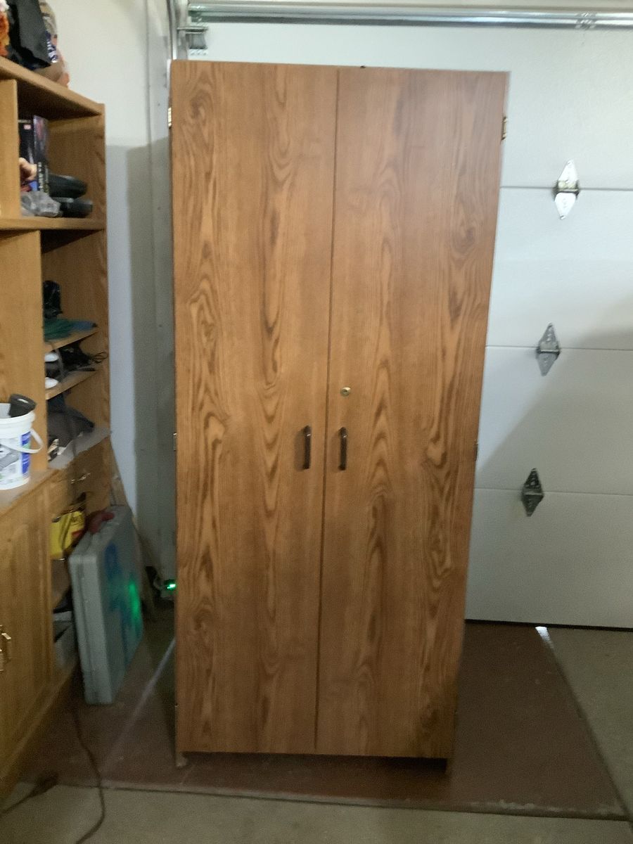 Storage Cabinet 9 Adjustable Shelves