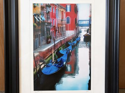 Framed & Signed Venice Photo